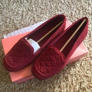 Easy spirit red loafers new 10 wide